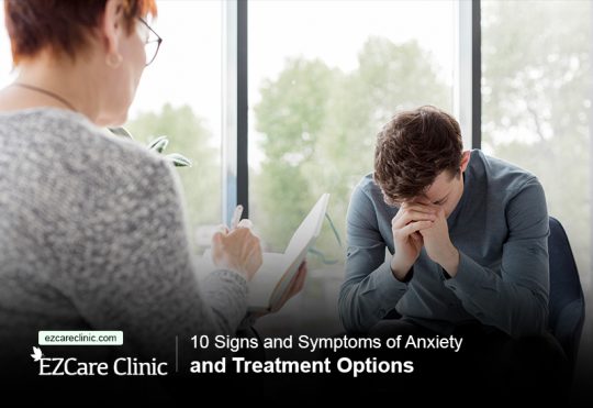 10 Signs And Symptoms Of Anxiety And Treatment Options EZCare Clinic