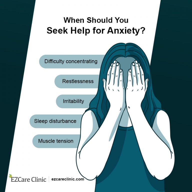 5 Signs You May Need Anxiety Treatment Ezcare Clinic 