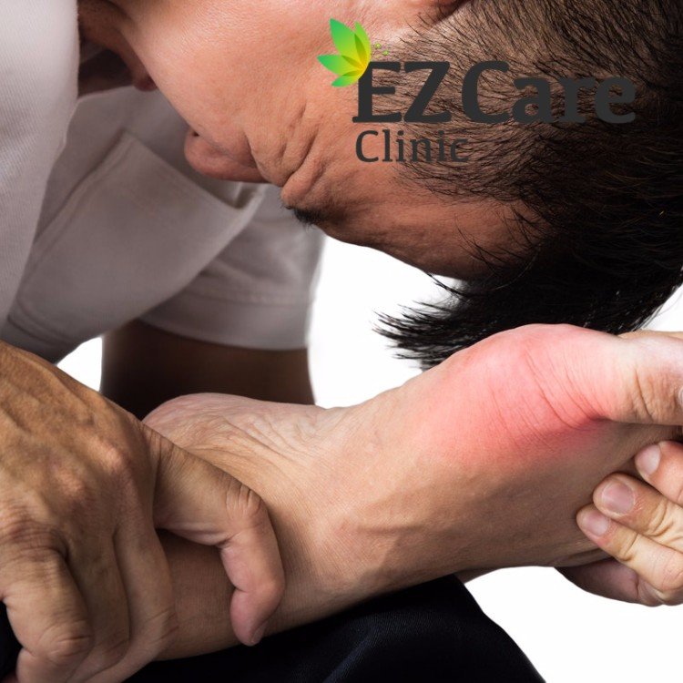 Gout pain or gouty arthritis treatment at EzCare Clinic