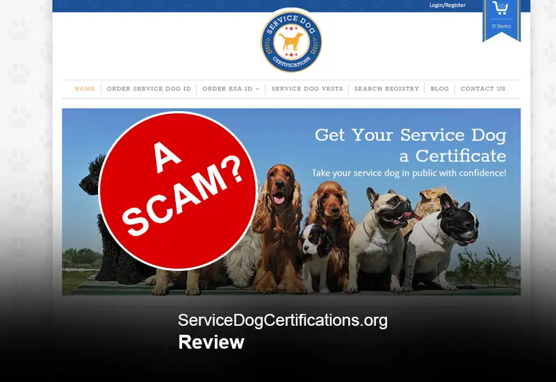 what does it take to register a service dog