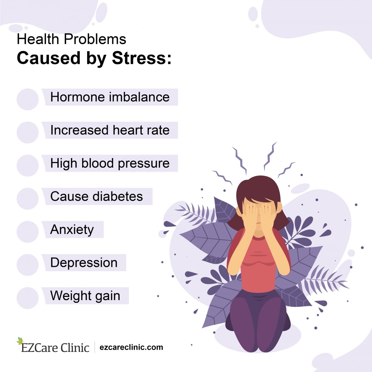 6 Effective Ways to Control Stress Hormones! - EZCare Clinic