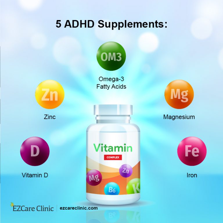 ADHD Vitamins Are ADHD Supplements Effective? EZCare Clinic
