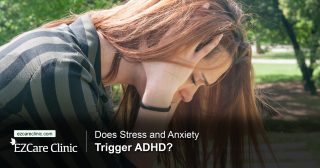 Stress and anxiety relation with ADHD