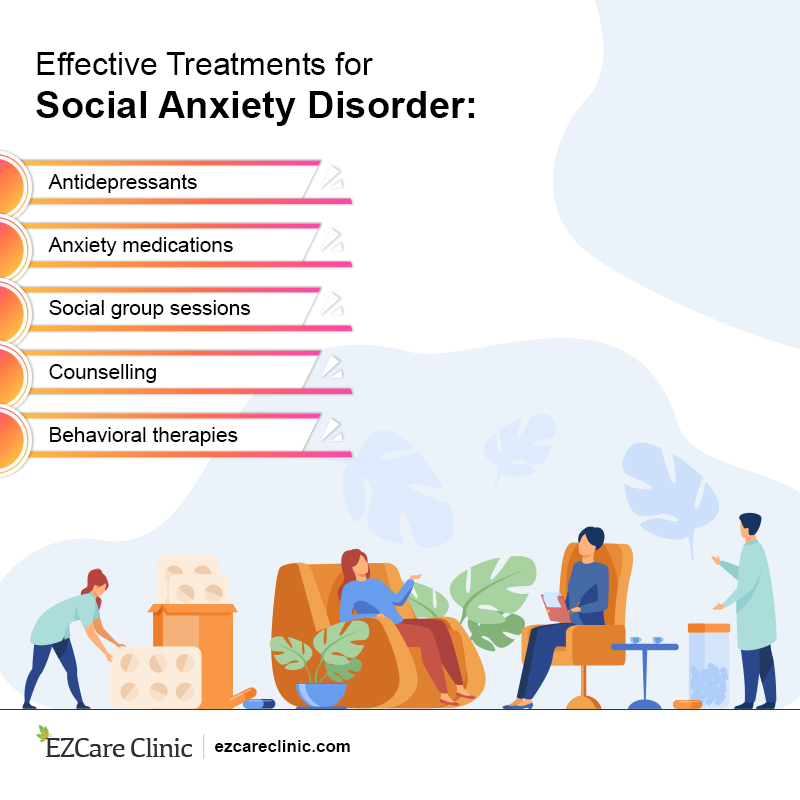 7 Steps To Counter Social Anxiety Disorder - EZCare Clinic