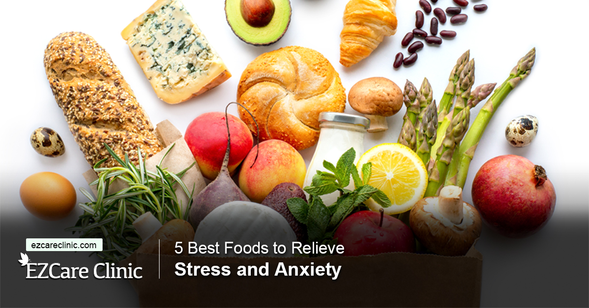 5 Healthy Foods To Relieve And Manage Stress And Anxiety