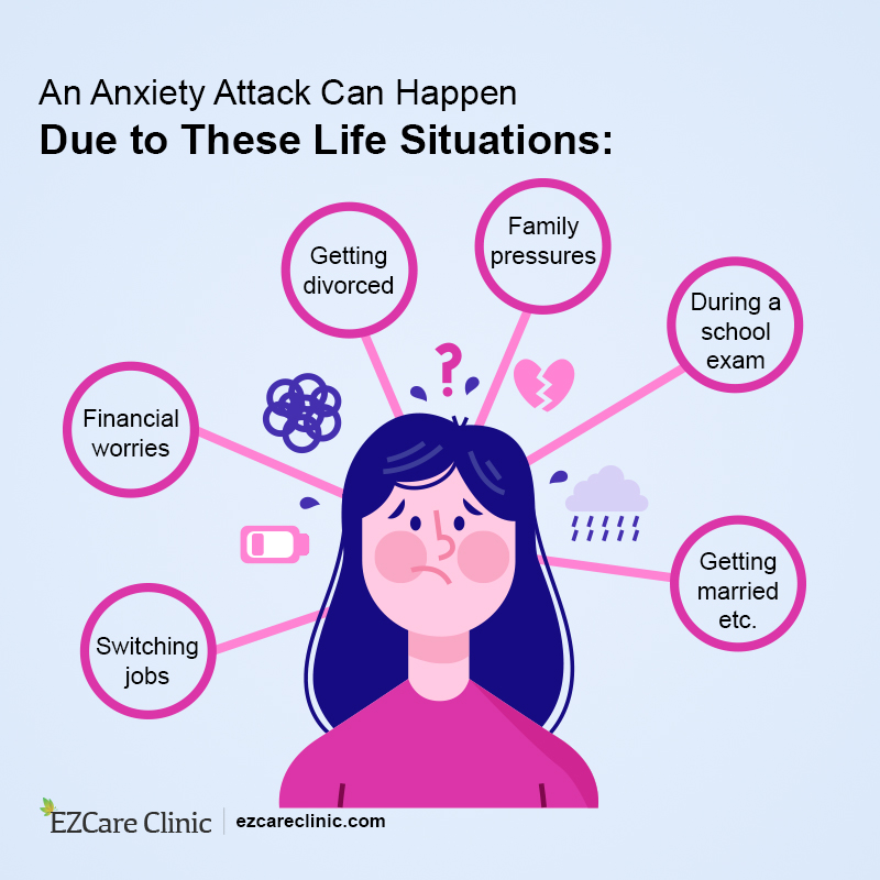 17 Tips to Overcome an Anxiety Attack - EZCare Clinic