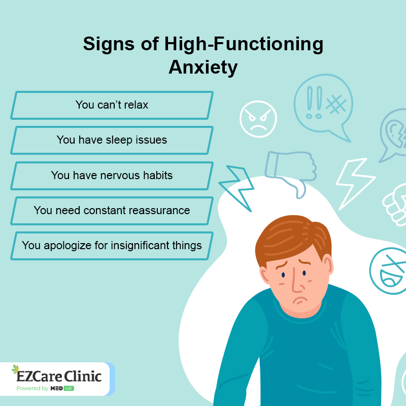 High Functioning Anxiety: Signs, Characteristics, and Cure