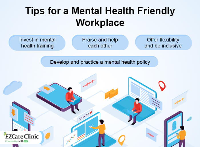 Tips for a Mental Health Friendly Workplace