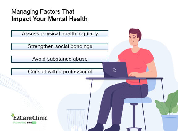 Managing the causes of mental health problems