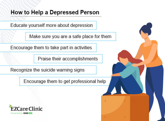 how-to-help-someone-with-depression-ezcare-clinic