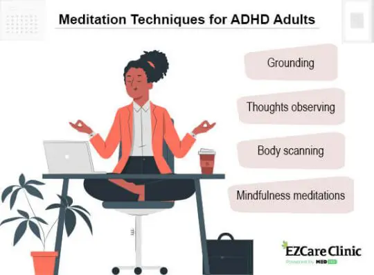 Mindfulness, Yoga, and Meditation for ADHD Treatment - EZCare Clinic