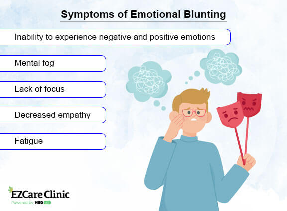What is emotional blunting