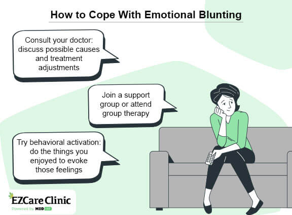 Manage emotional blunting