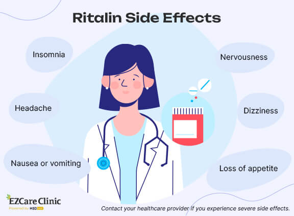 Side effects of 2025 ritalin in adults